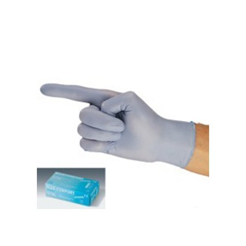 neoLab 1-7170 Nitril Einmalhandschuhe, puderfrei, Mittel (100-er Pack) von neoLab