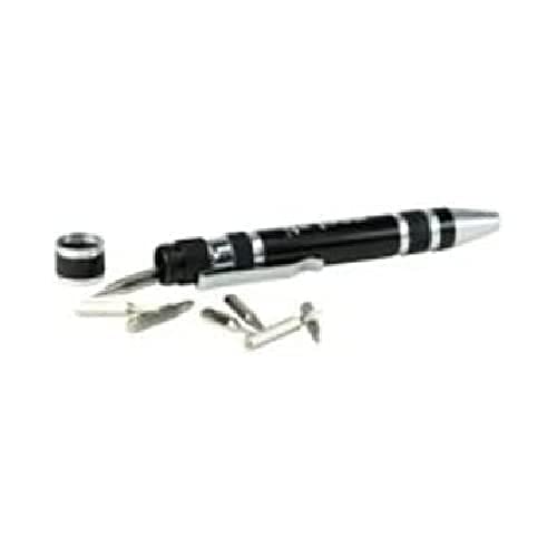 neoLab Mini-Schraubendreher-Stift aus Aluminium mit Austauschbaren Aufsätzen von neoLab