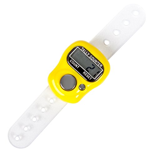 neoLab ABS Economy Handzähler mit Fingerband, Gelb, Stückzählung bis 0-99999 neoLab ABS Economy Handzähler mit Fingerband, Gelb, Stückzählung bis 0-99999 von neoLab