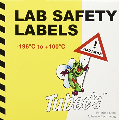 neoLab Papier Warnetiketten "Biohazard", Gelb/Schwarz, 9mm Durchmesser, 250 Stück von neoLab