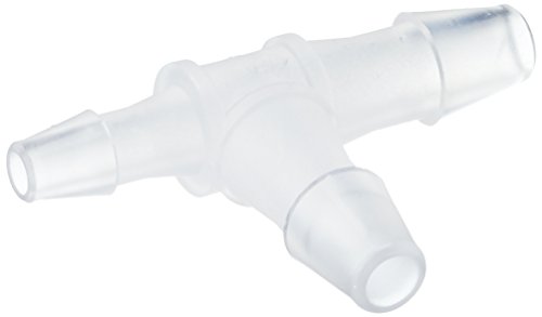 neoLab Polypropylen T-Verbinder, 2 x 3.2mm-4.2mm und 1 x 2.4mm-3.4mm Innendurchmesser, Transparent, 10 Stück von neoLab