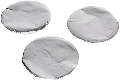 neoLab Aluminium Rundscheibe, Silber, 100mm Durchmesser, 1000 Stück von neoLab