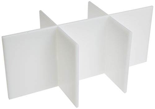 neoLab Polypropylen Fächereinsatz für 2-1127 Flaschen-Tragegestell, Weiß, 360mm x 110mm x 90mm neoLab Polypropylen Fächereinsatz für 2-1127 Flaschen-Tragegestell, Weiß, 360mm x 110mm x 90mm von neoLab