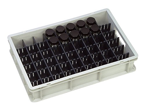 neoLab Polypropylen Transportwanne, Grau, 60l Kapazität, 600mm x 400mm x 320mm von neoLab