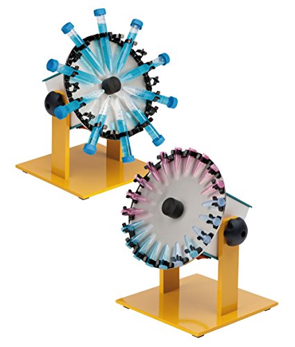 neoLabLine Rotator ohne Drehteller, Gelb, 90 Grad bis 27 Grad Verstellbar, 5-50 UpM Variabel, 230V, 50W, 210mm x 200mm x 220mm von neoLab