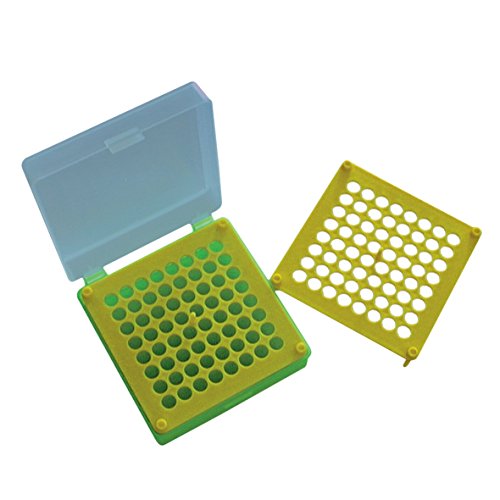 neoLabLine Polypropylen Reaktionsgefäß-Einsatz für neoBox, Gelb, 135mm x 135mm x 37mm von neoLab