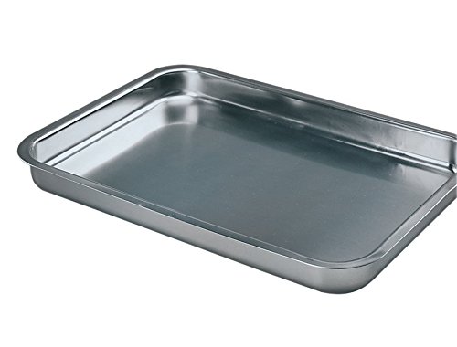 neoLab Edelstahl Präparierschale, Silber, 330mm x 230mm x 30mm von neoLab