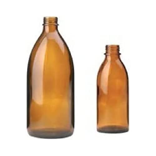 neoLab 2-1462 Enghals-Schraubflasche ohne Schraubverschluss, DIN 22, 100 mL, Braun von neoLab