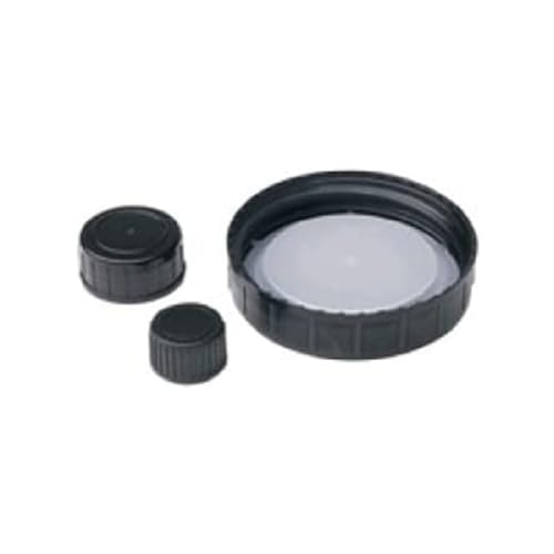neoLab Schraubgewindeverschlüsse mit Kunststoffeinla für Enghals-Glasflaschen, Polytetrafluoroethylene/High-density polyethylene, DIN 28, Schwarze neoLab Schraubgewindeverschlüsse mit Kunststoffeinla für Enghals-Glasflaschen, Polytetrafluoroethylene/High-density polyethylene, DIN 28, Schwarze von neoLab