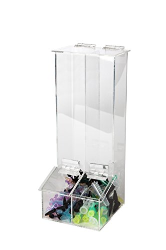 neoLabLine Spender aus Acryl mit 2 Fächern, Transparent, 14cm Breite, 16cm Länge, 36,5cm Höhe neoLabLine Spender aus Acryl mit 2 Fächern, Transparent, 14cm Breite, 16cm Länge, 36,5cm Höhe von neoLab