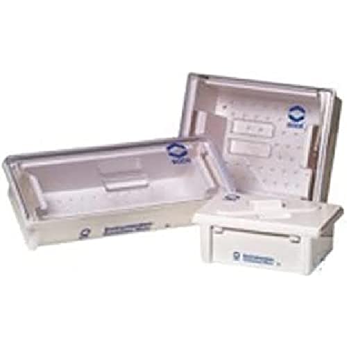 Bode Polyvinylchlorid Reinigungs- und Desinfektionswanne mit Deckel, 10 L Kapazität, Grau von BODE