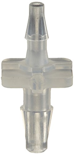 neoLab Polypropylen Schlauchverbinder für 1-2/2,0-3,5 mm Innen Durchmesser, Gerade, Transparent, 10 Stück von neoLab