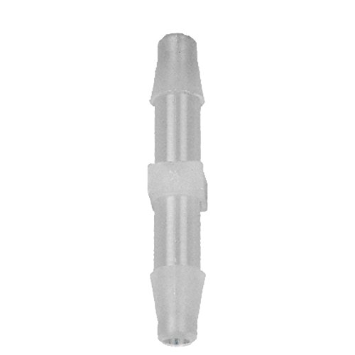 neoLab Polypropylen Schlauchverbinder Beidseitig für Ø 6-7 mm Innen Durchmesser, Gerade, Transparent, 10 Stück von neoLab