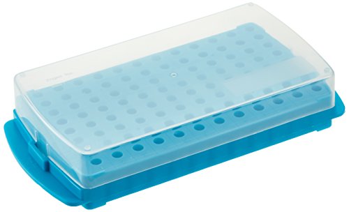 neoLab Polypropylene Combi-Rack mit Schnappdeckel für 96 Reaktionsgefäße, Blau neoLab Polypropylene Combi-Rack mit Schnappdeckel für 96 Reaktionsgefäße, Blau von neoLab