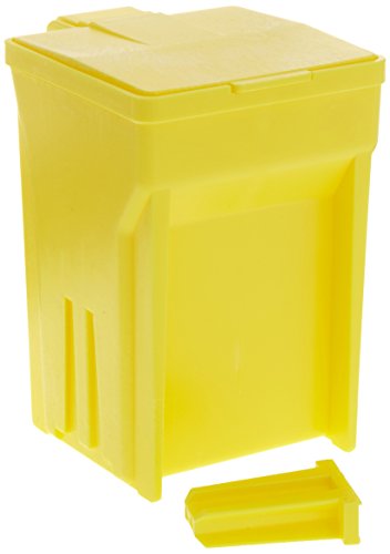 neoLab Polyoxymethylen Objektträger-Färbekasten mit Verschluss, Gelb, 64mm x 76mm x 92mm von neoLab