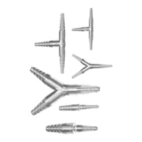 neoLab Plastik-Schlauchverbinder, Polymethylpenten, Gerade, 3-5 mm Innen Durchmesser Schlauch, 10 Stück von neoLab