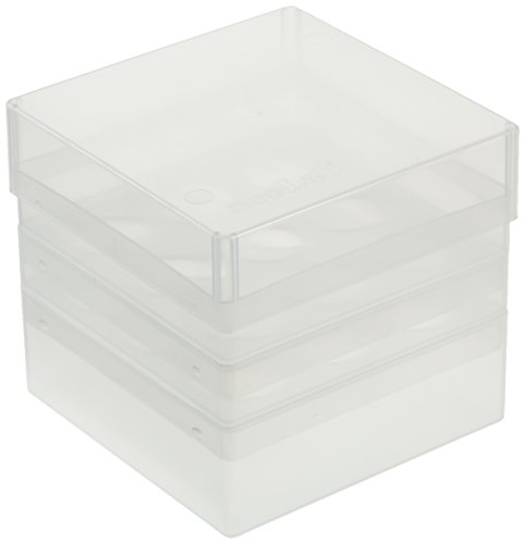 neoLab 2-1923 Aufbewahrungsbox für 50 mL-Röhrchen, 3 x 3 Plätze, Transparent von neoLab