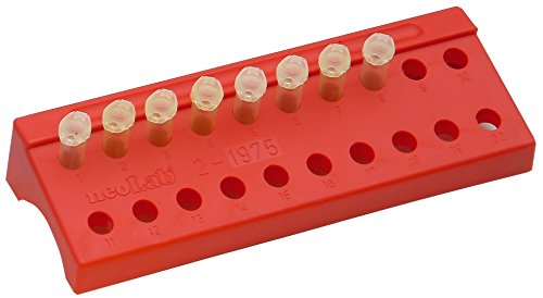 neoLabLine Polypropylen Reaktionsgefäßständer für 2 x 10 1.5/2.0 ml Gefäße, Rot von neoLab