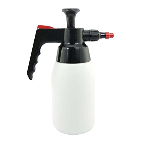 neoLab 2-1987 PP/HDPE/PA/Stahl/Fluorelastomer Druckpump Zerstäuber für Isopropanol, 1000ml Kapazität, Schwarz/Weiß/Rot von neoLab