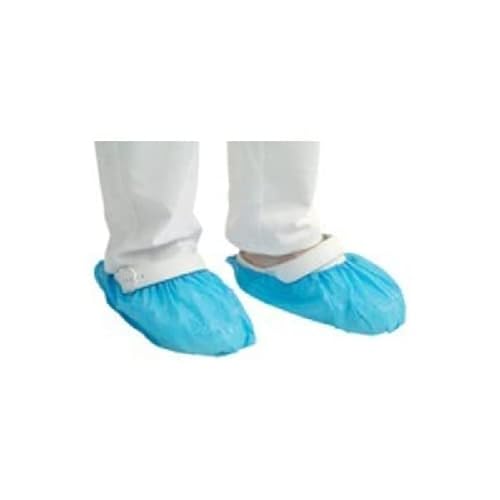 neoLab Polyethylen Einmal-Überschuhe, Unsteril, Blau, 100 Stück von neoLab