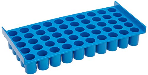 neoLab Polycarbonat LaboBox-System, Gestell für Fläschchen bis 12,5 mm, 5 x 10 Plätze, Blau, 164mm x 76mm x 28mm neoLab Polycarbonat LaboBox-System, Gestell für Fläschchen bis 12,5 mm, 5 x 10 Plätze, Blau, 164mm x 76mm x 28mm von neoLab