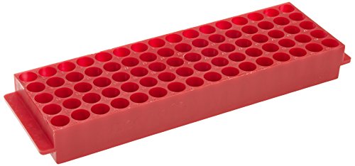 neoLab 2-2562 Top-Rack für 80 Reaktionsgefäße, 1,5 mL, Rot von neoLab