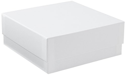 neoLab 2-2671 Kryo-Aufbewahrungsbox economy, 133 mm x 133 mm x 50 mm, Weiß von neoLab