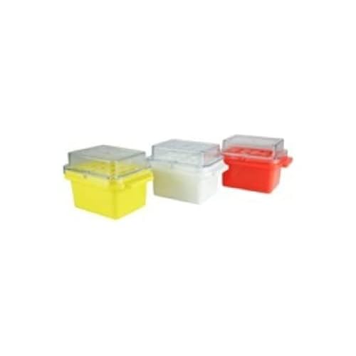 Brand Polycarbonat Mini-Cooler 60 Minuten für 0 Grad C Lagerung, 12 x 0,5 mL bis 2,0 mL Röhrchen, Transparent/Rot von neoLab
