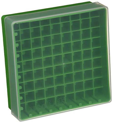 neoLab Polypropylene Kryo-Aufbewahrungsbox mit Übergreifender Transparent Stülpdeckel, 81 Stellplätze für Gefäße, Grün neoLab Polypropylene Kryo-Aufbewahrungsbox mit Übergreifender Transparent Stülpdeckel, 81 Stellplätze für Gefäße, Grün von neoLab
