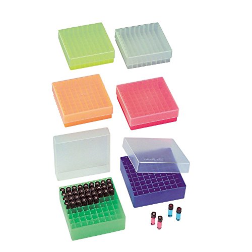 neoLab 2-2916 neoBox-81 Set, je 1 x Transparent/Gelb/Grün/Pink/Blau/Orange (6-er Pack) von neoLab