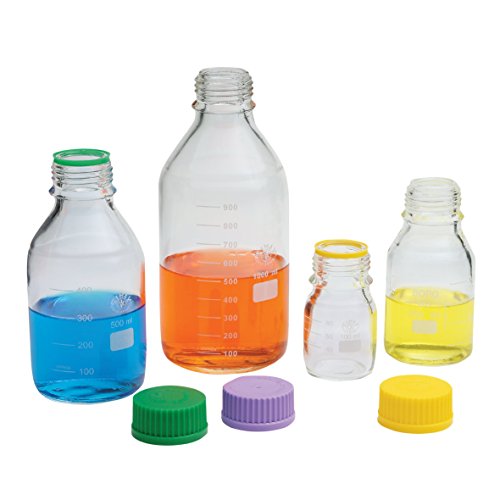 neoLab 2-3060 Laborflaschen ohne Kappe, ISO 4796 Boro-Glas 3.3 GL 45, 100 mL (10-er Pack) von neoLab