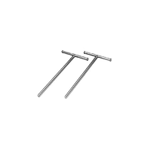 neoLab Edelstahl Stativ-T-Stütze, 12 mm Durchmesser, 300 mm Länge von neoLab