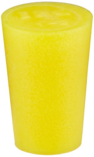 neoLab Silikon-Schwammstopfen, Gelb, 25 mm x 13 mm x 17,5 mm, 10 Stück von neoLab