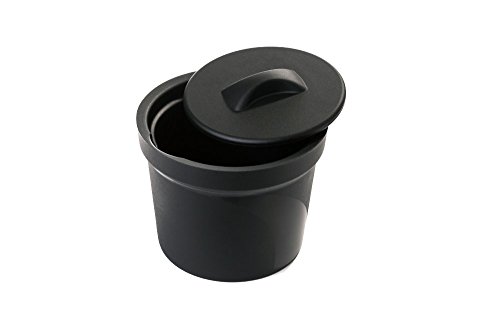 neoLab Polyurethan Eiseimer mit Deckel, 4 L Kapazität, Schwarz, 268 mm Durchmesser, 227 mm Höhe von neoLab
