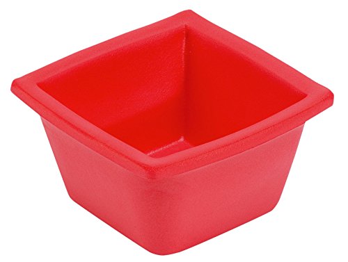 neoLab Geschäumtes Polyurethan Eiswanne Mini-Coolit, 1 L Kapazität, Rot, 180mm x 180mm x 116mm von neoLab
