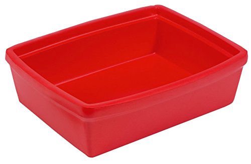 neoLab Polyurethan Eiswanne Maxi-Coolit, 9 L Kapazität, Rot, 410 mm x 340 mm x 130 mm von neoLab