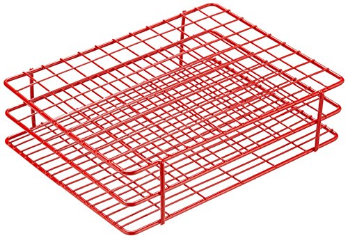 neoLab Epoxidharzbeschichtet Stahl Drahtgestell für Röhrchen 16 mm, 108 Plätze, Rot, 188 mm Breite, 65 mm Höhe neoLab Epoxidharzbeschichtet Stahl Drahtgestell für Röhrchen 16 mm, 108 Plätze, Rot, 188 mm Breite, 65 mm Höhe von neoLab