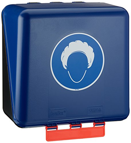 neoLab Acrylnitril-Butadien-Styrol Aufbewahrungsbox für Haarhauben, Blau/Schwarz, 236 mm x 125 mm x 225 mm von neoLab