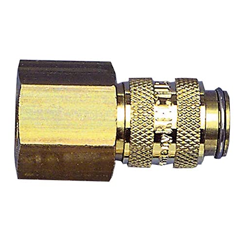 neoLab 2-6290 Messing NW 2.7 Schnellkupplung, M5 Gewinde, 26mm Länge, Gold von neoLab