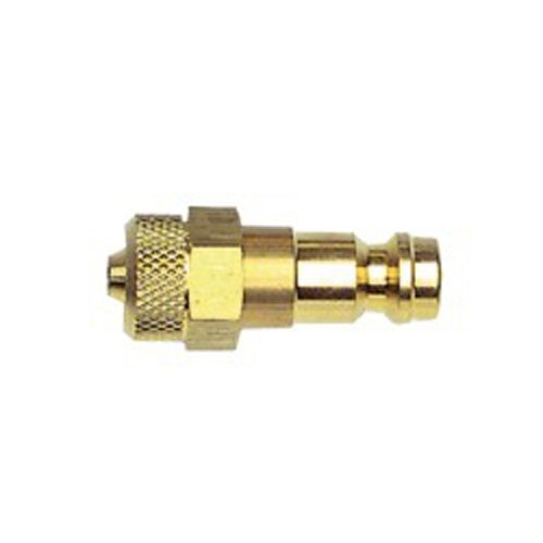 neoLab Schnellkupplungen aus Messing mit M 5 Außengewinde, NW 2.7, Gold, 25mm Länge von neoLab