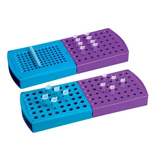 neoLab Rota-Rack Polypropylen Duo Gestell für PCR- und Reaktionsgefäße von neoLab