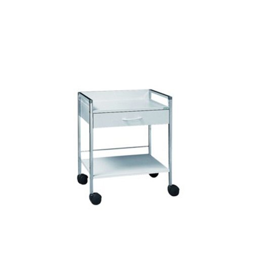 neoLab 2-7021 Mehrzweckwagen, 1 Schublade, Gestell verchromt, 600 mm x 730 mm x 450 mm (1-er Pack) von neoLab