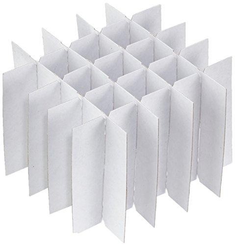 neoLabLine Karton Rastereinsatz für 15mL Gefäße, 5 x 5 Plätze, 20mm Durchmesser von neoLab