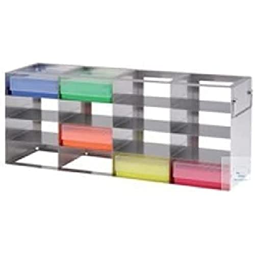 Cryomaster Edelstahl Schrankgestell für neoBox-50, 4 x 5 Fächer, 146mm x 362mm x 299mm von Cryomaster