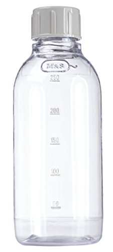 neoLab Polycarbonat-Flaschen, Autoklavierbar, 250mL Kapazität, 24 Stück von neoLab