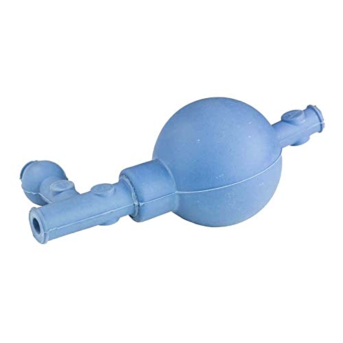 neoLab 3-1487 Peleus Kautschuk/Natur Pipettierball mit 3 Ventilen für Pipetten, 10ml Kapazität, Blau von neoLab