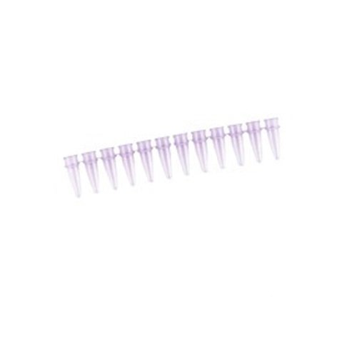 neoLab PCR-Röhrchen mit Kappe, Unsteril, Gelb, 0.2 mL, 12er Strips, 80 Stück von neoLab