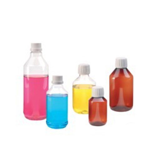 neoLab PET-Enghalsflaschen, Braun, 100mL, 10 Stück von neoLab