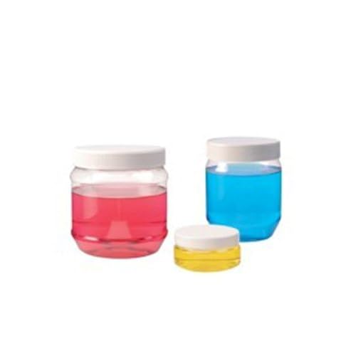 neoLab PET-Weithalsflaschen, Transparent, 2000mL, 10 Stück von neoLab