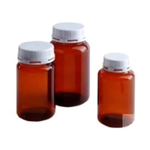 neoLab PETG Weithalsflasche, Braun, S 58 Gewinde, 300mL, 10 Stück von neoLab